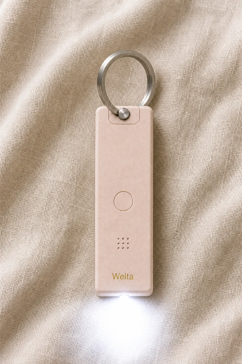 Welta-knop in blush