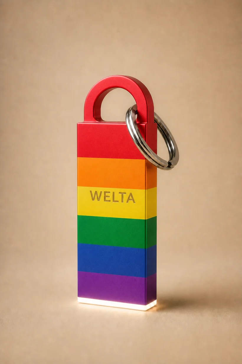 Welta M.I.S.S. in Pride, regenboogprint